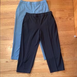 Bundle of 2 Croft & Barrow Women's Brown and Gray Trousers